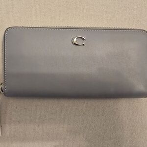 Coach Gray Leather Wallet